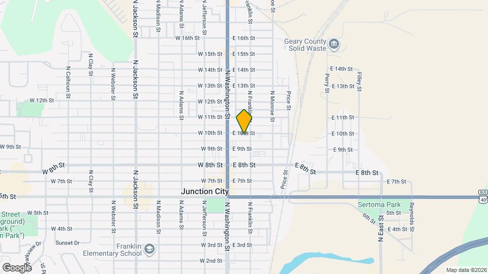 127 E 10th St Map and Location Details