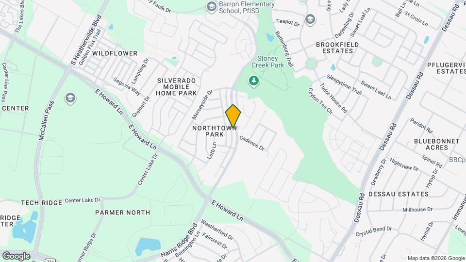 13900 Harris Ridge Blvd Map and Location Details