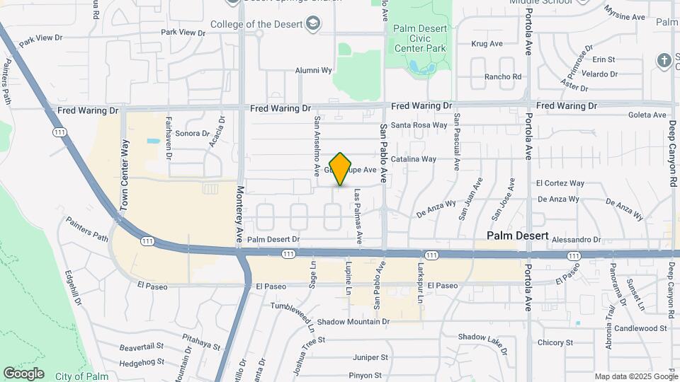 73345 Royal Palm Dr Map and Location Details