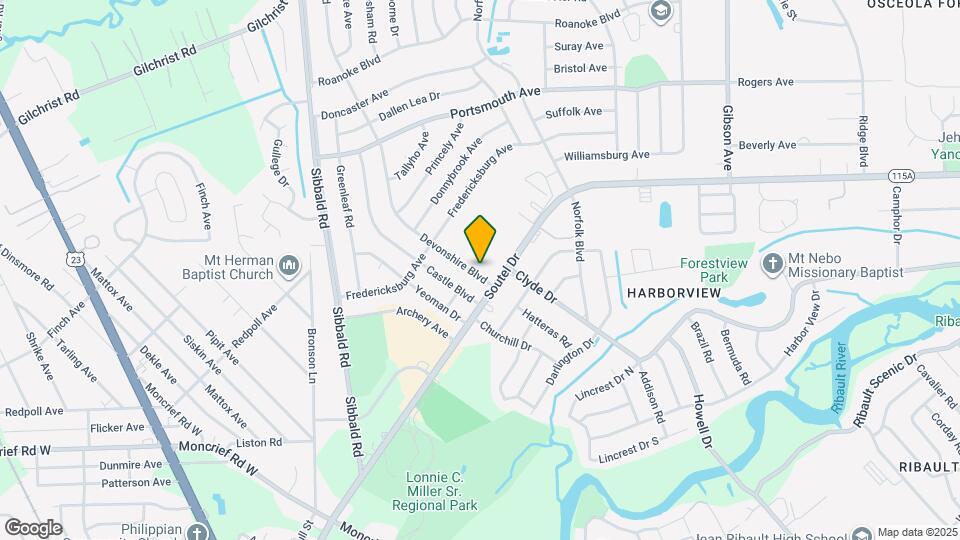 8931 Devonshire Blvd Map and Location Details