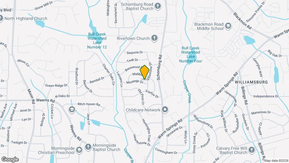 5033 Montego Dr Map and Location Details