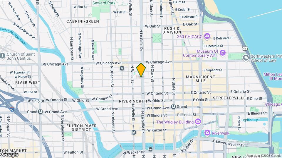143 W Huron St Map and Location Details