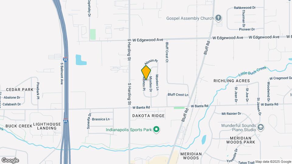 6307 Alonzo Dr Map and Location Details