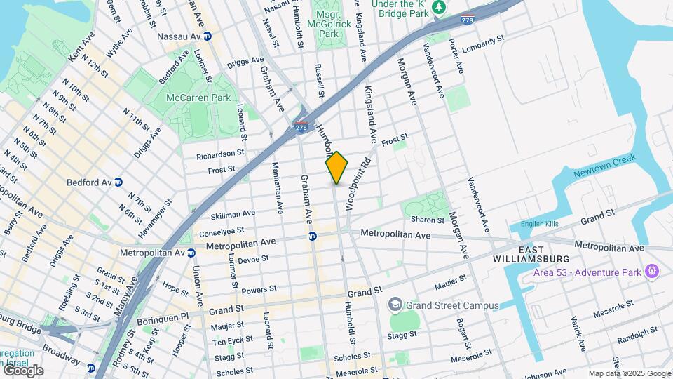 432 Humboldt St Map and Location Details