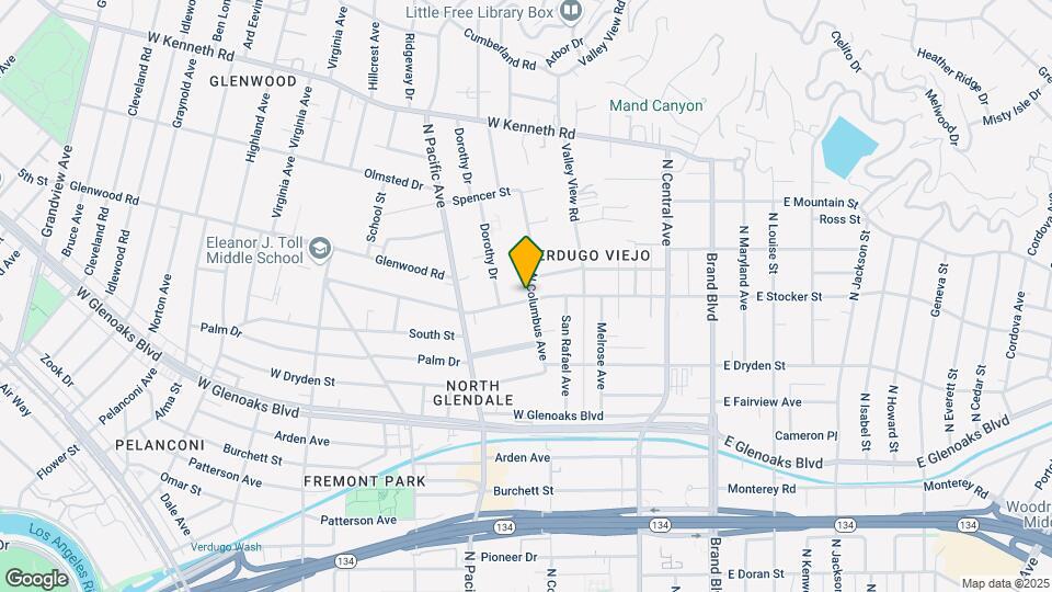 401-405 W Stocker St Mapa y Detalles de la Ubicación