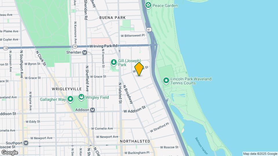 3755 N Pine Grove Ave Map and Location Details