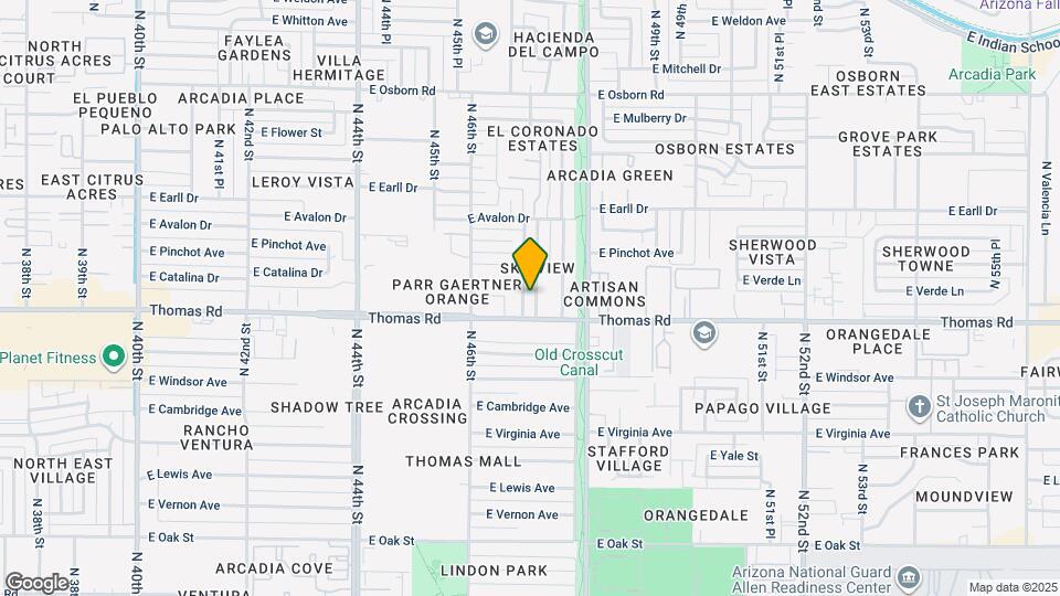 2914 N 47th St Map and Location Details