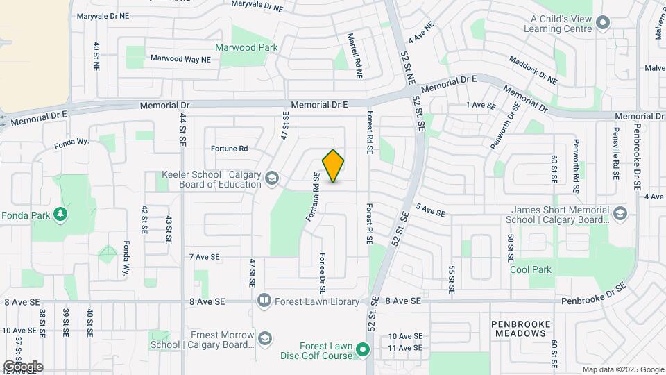 5116 Forego Ave SE Map and Location Details