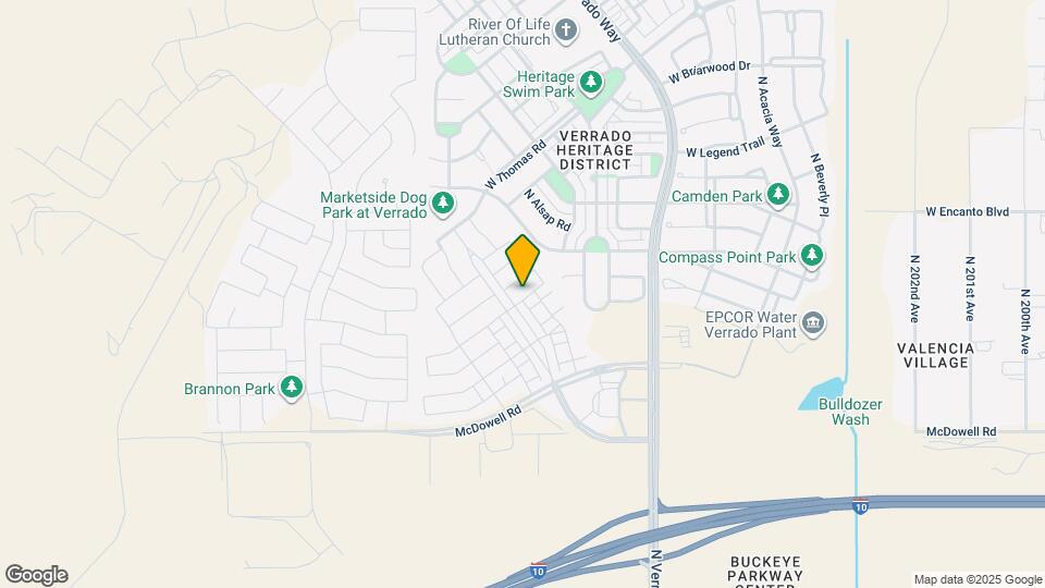 20838 W Granada Rd Map and Location Details