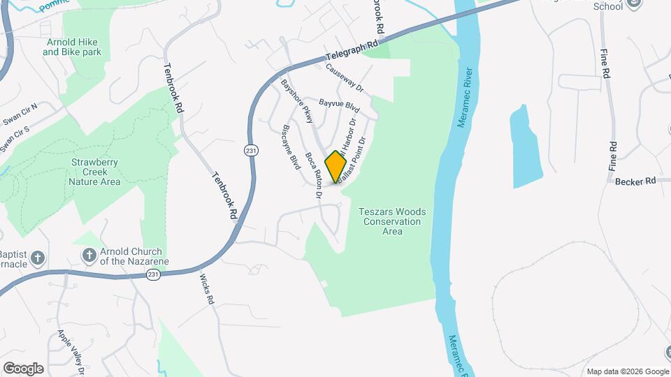 1320 Ballast Point Dr Map and Location Details