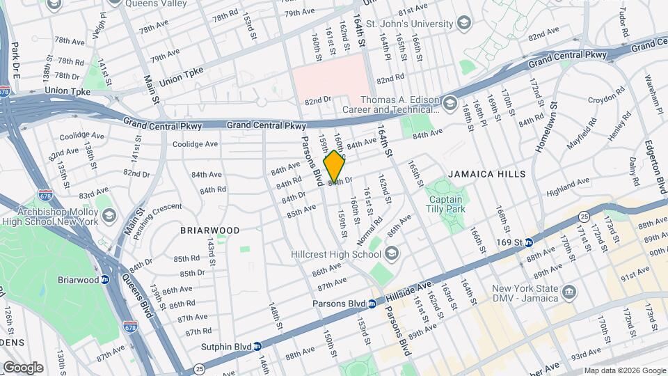 84-50 159th St Map and Location Details