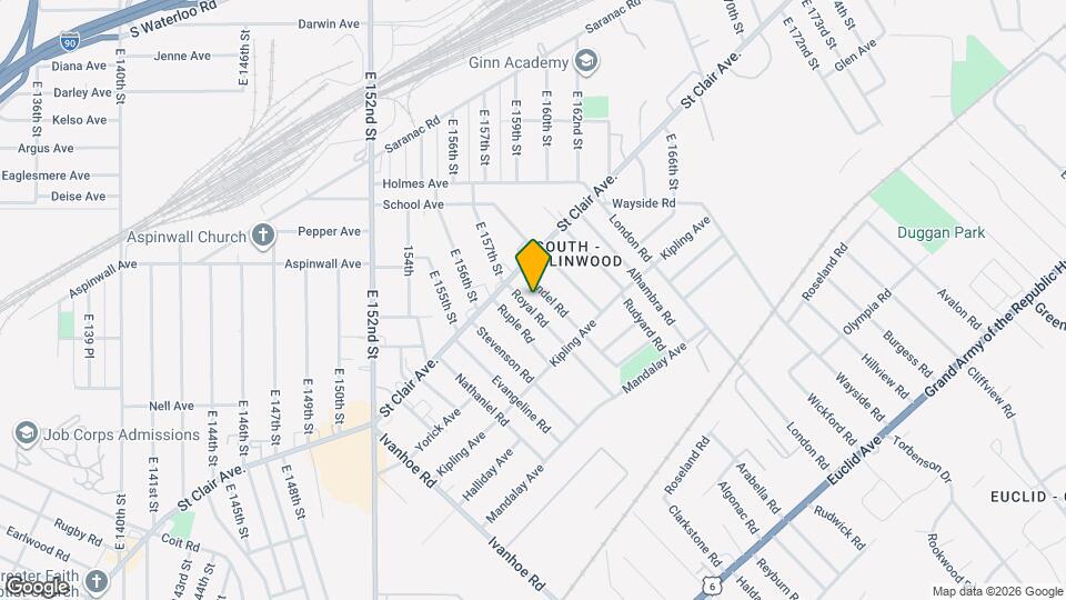 861 Royal Rd Map and Location Details