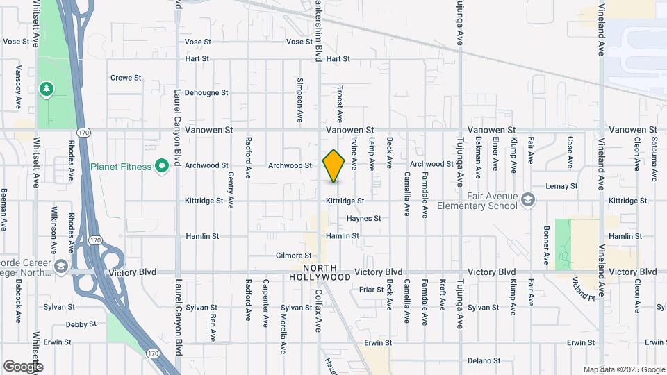 6623 Troost Ave Map and Location Details