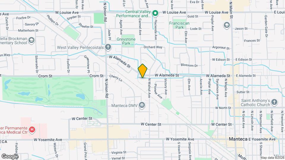 934 W Alameda St Map and Location Details