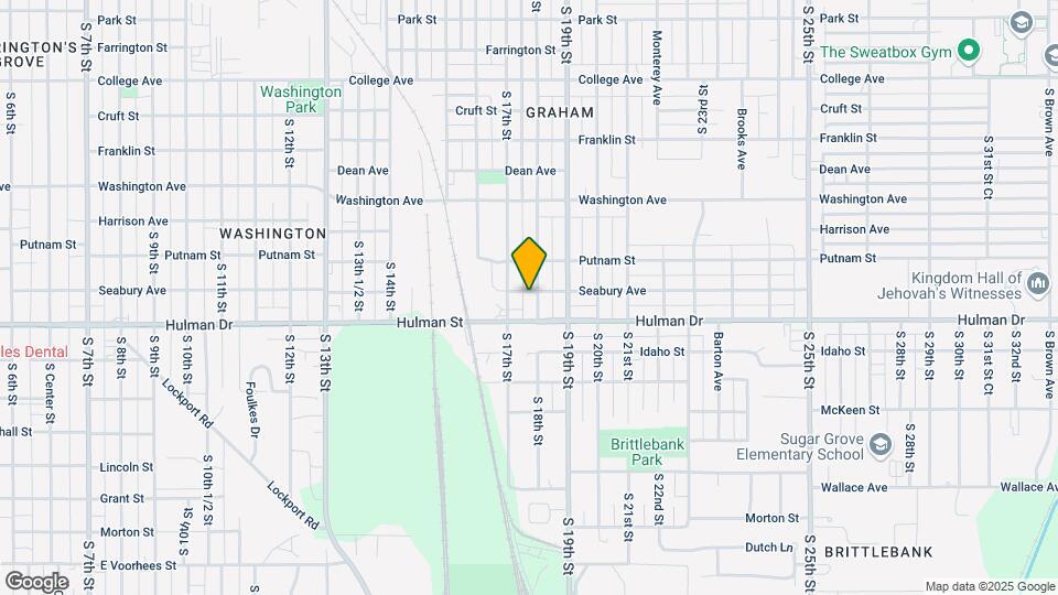 1605 S 18th St Map and Location Details