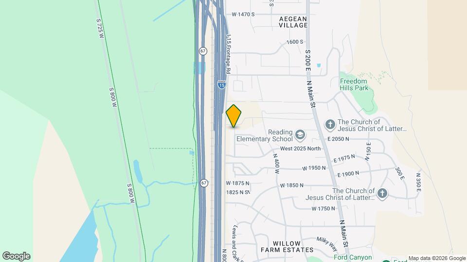 2127 N 725 W Mapa y Detalles de la Ubicación