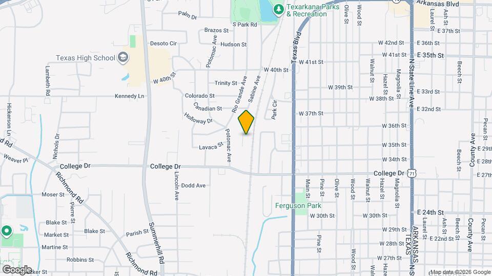 3514 Sabine Ave Map and Location Details