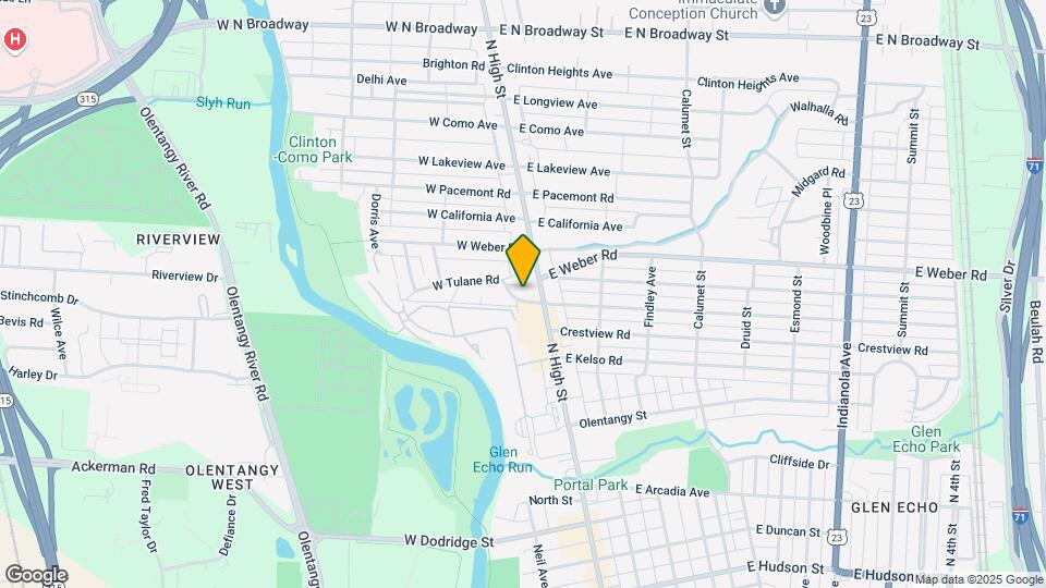 24 W Tulane Rd-Unit -#D Map and Location Details