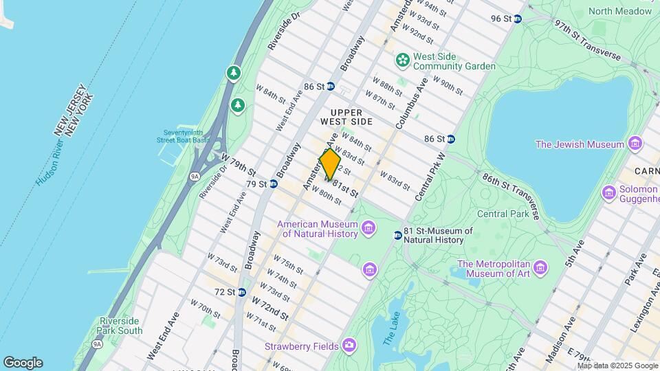 158 W 81st St Mapa y Detalles de la Ubicación