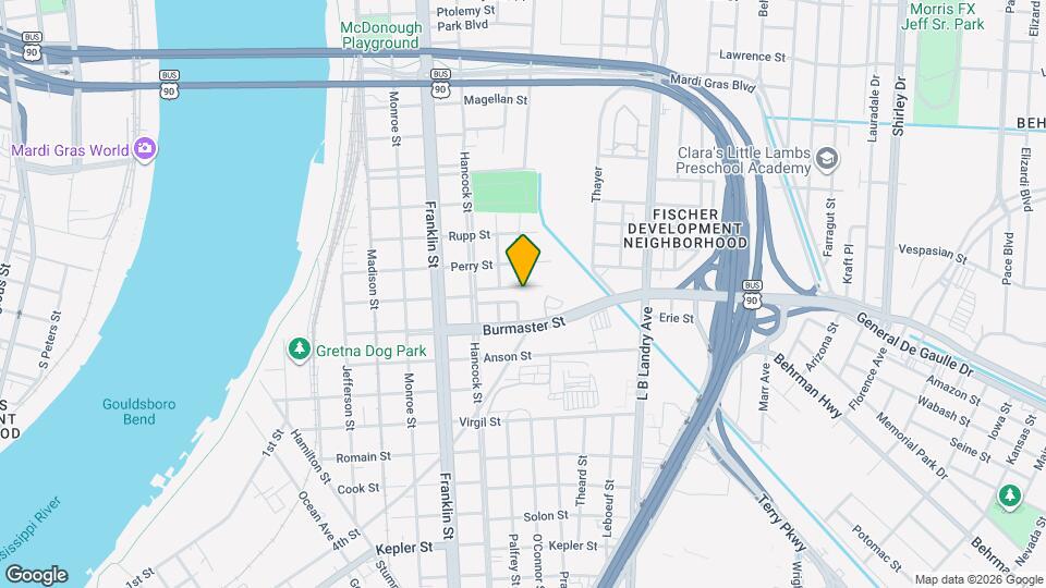 1010 Isbell St Map and Location Details