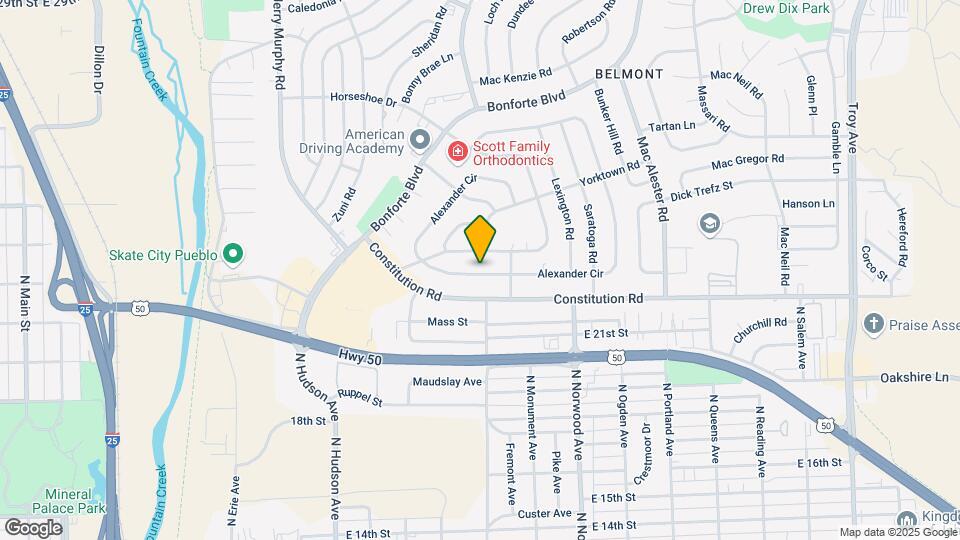 1217 Alexander Cir Map and Location Details