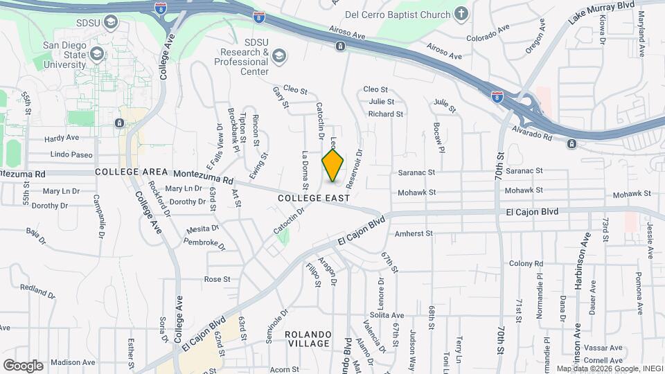 5060 Leo St Map and Location Details