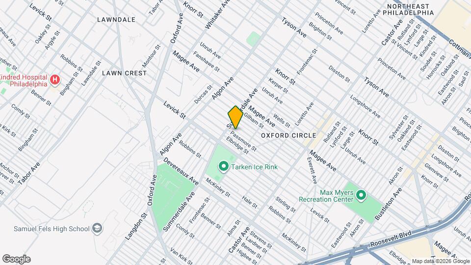 1219 Passmore St Map and Location Details