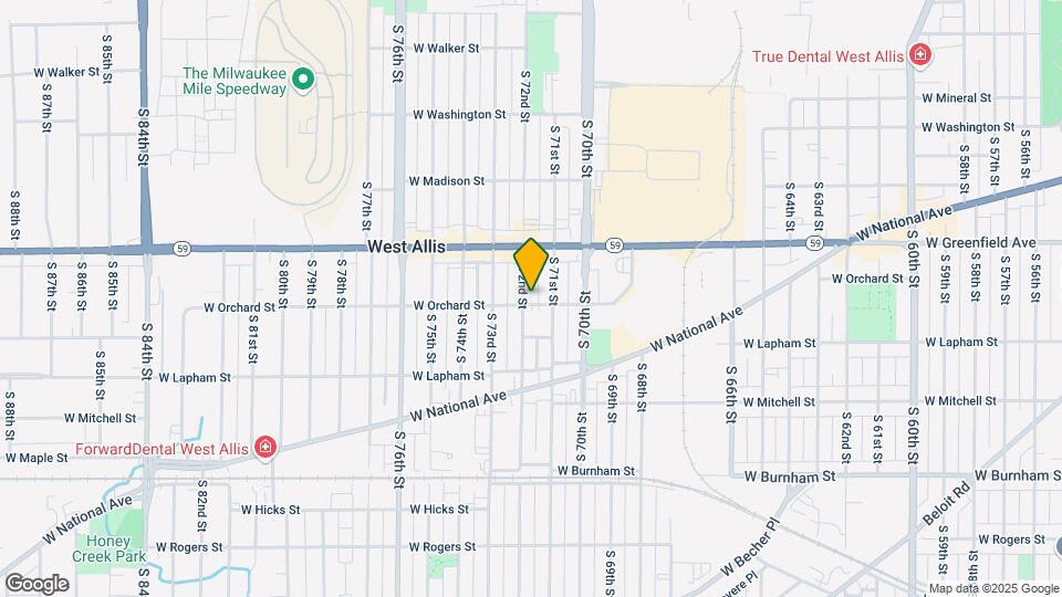 1468 S 72nd St Map and Location Details