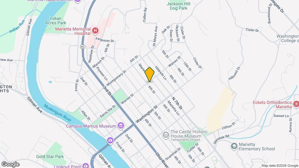 638 6th St Map and Location Details