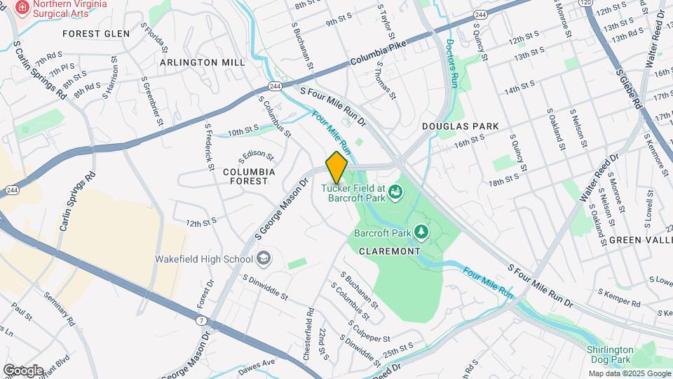 1316 S Buchanan St Map and Location Details