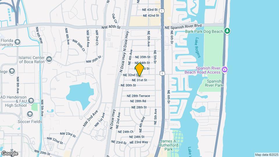 349 NE 31st St Map and Location Details
