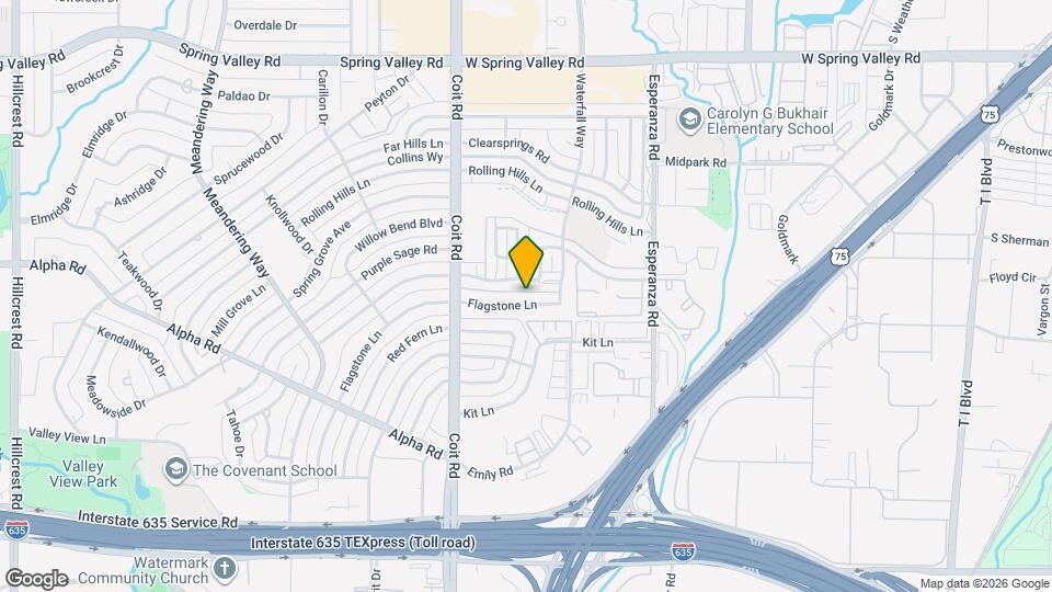 13719 Flagstone Ln Map and Location Details
