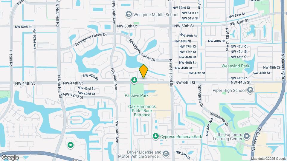 9158 NW 44th Ct Map and Location Details
