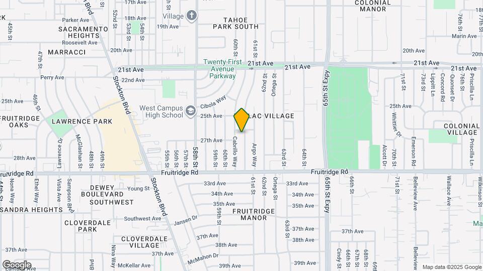 5206 61st St Map and Location Details