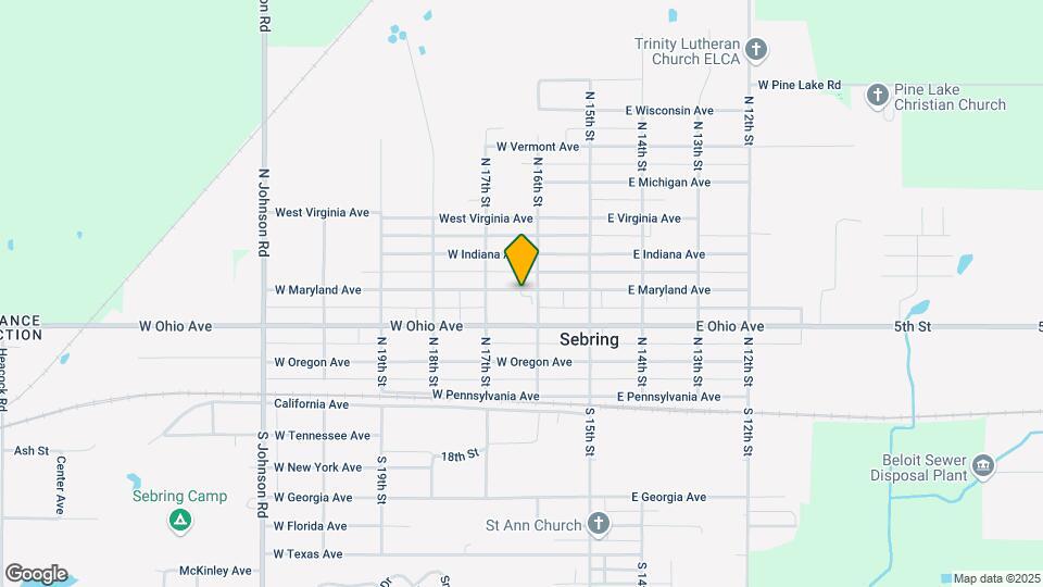 Sebring Villa Senior Apts Map and Location Details