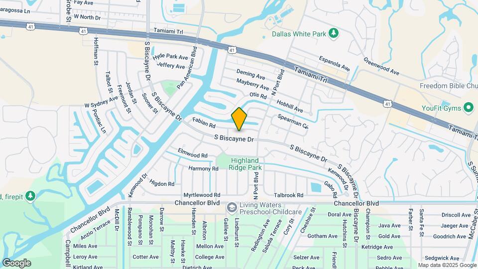 6830 S Biscayne Dr Map and Location Details