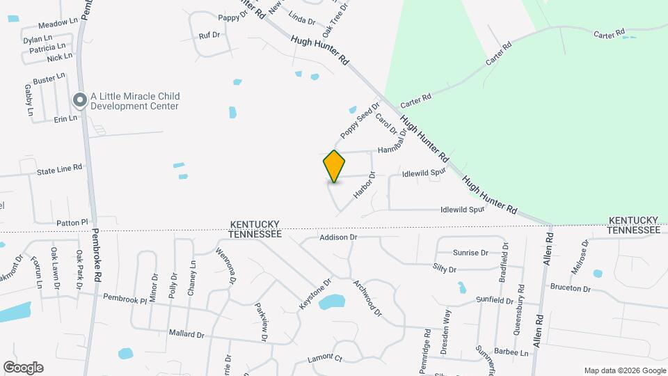 1920 Timberline Cir Map and Location Details