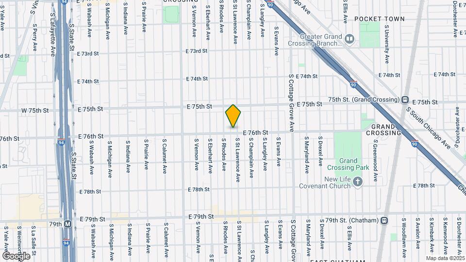 548 E 76th St Map and Location Details