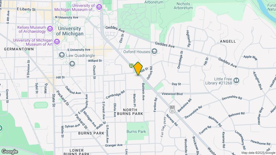 1610 Washtenaw Ave-Unit -1612 Map and Location Details