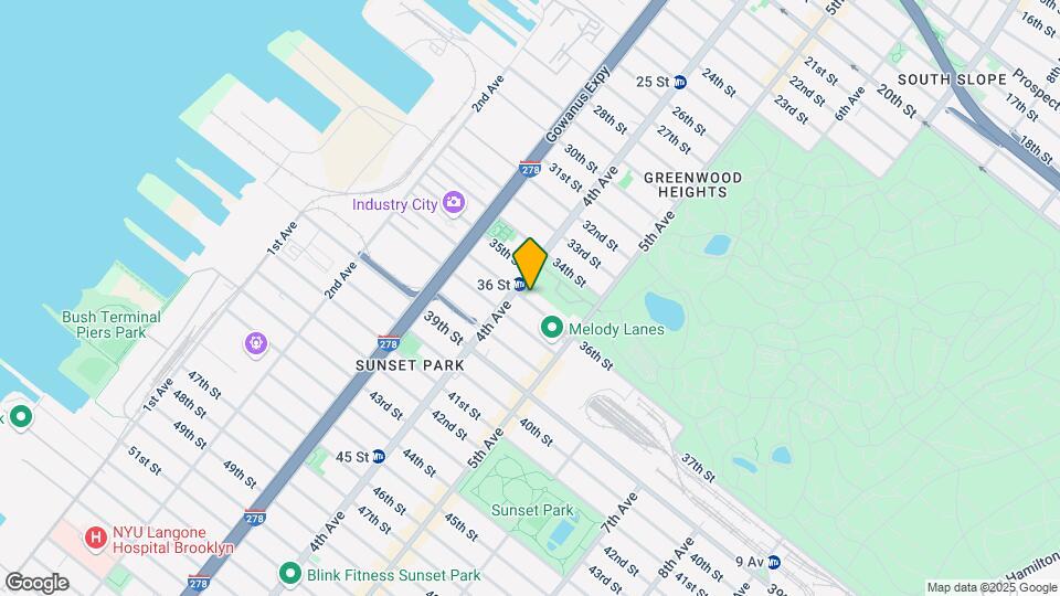 413-415 36th St Map and Location Details