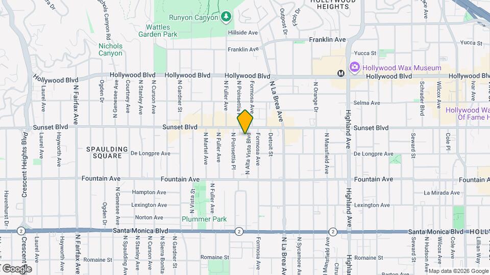 1449 N Alta Vista Blvd Map and Location Details