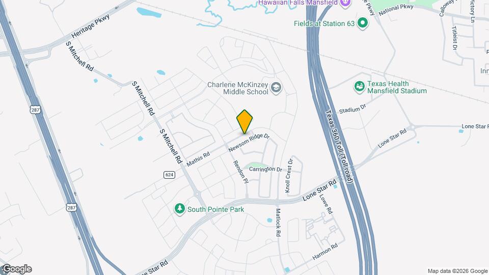 3015 Newsom Ridge Dr Map and Location Details