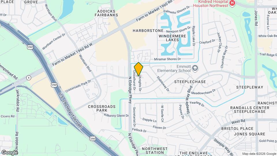 9803 Knights Dr Map and Location Details