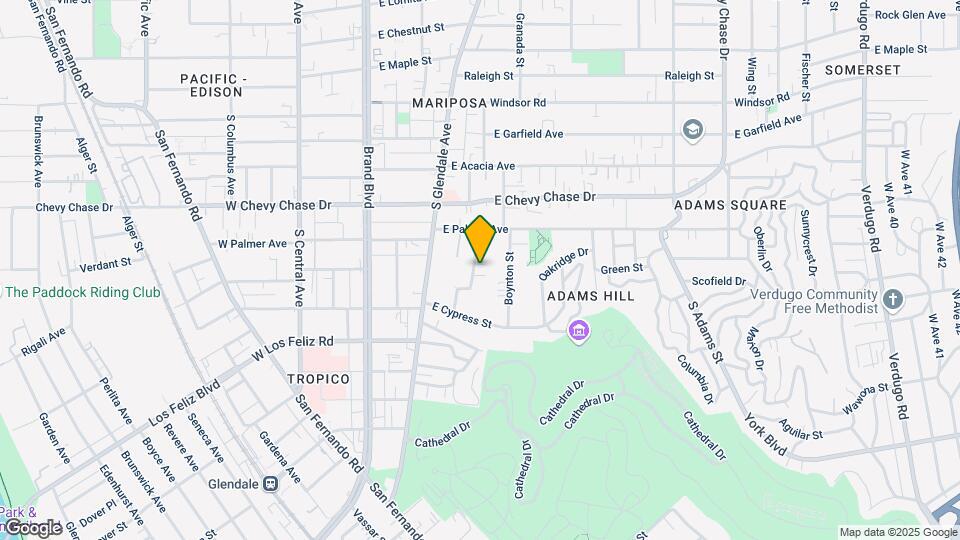 1240 Mariposa St Map and Location Details