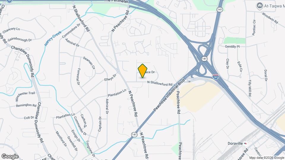 2266 N Shallowford Rd Map and Location Details