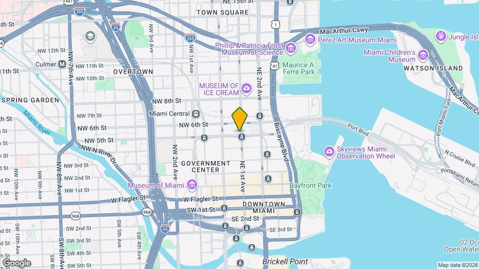 77 NE 5th St Mapa y Detalles de la Ubicación