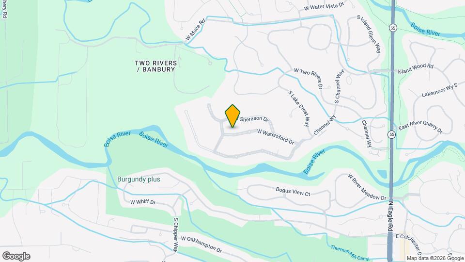 966 W Watersford Dr Map and Location Details