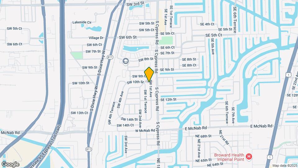 1029 SW 1st Ave Map and Location Details