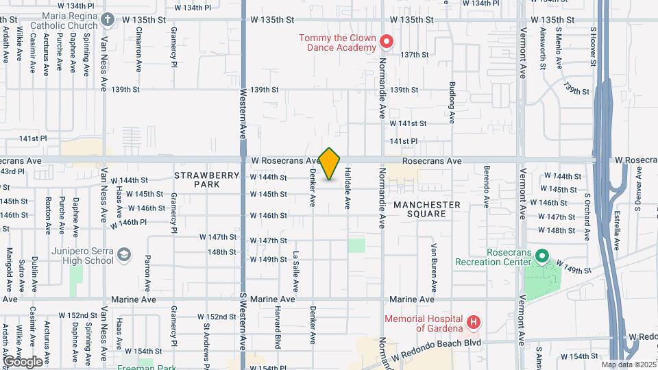 1533 W 145th St Mapa y Detalles de la Ubicación