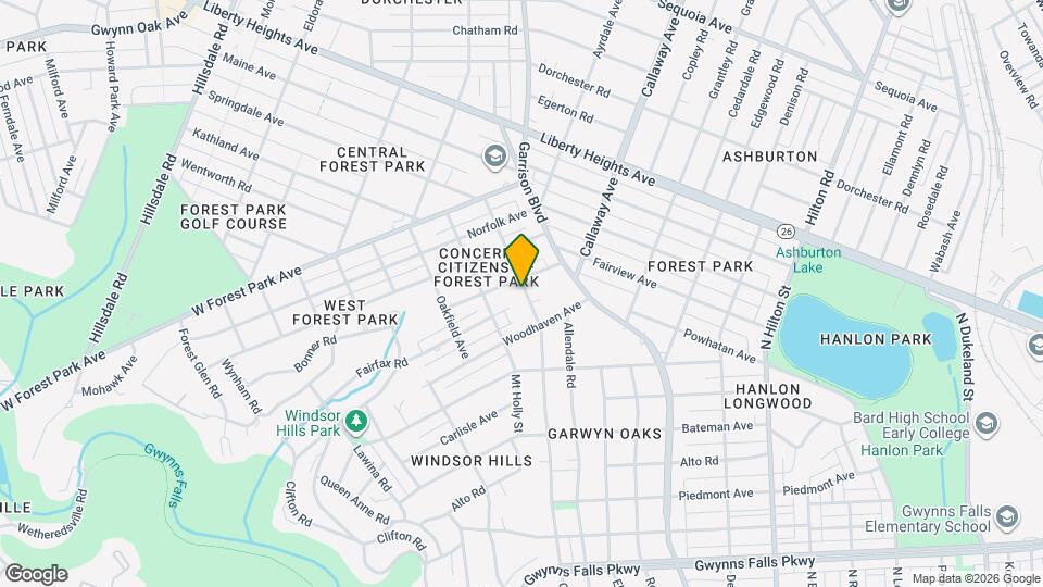 3028 Chelsea Terrace Map and Location Details